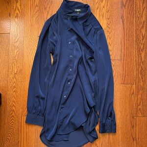 Express Dark Blue Long Shirt